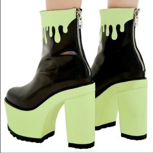 CURRENT MOOD LAVA DRIP GLOW BOOTS 💚💚